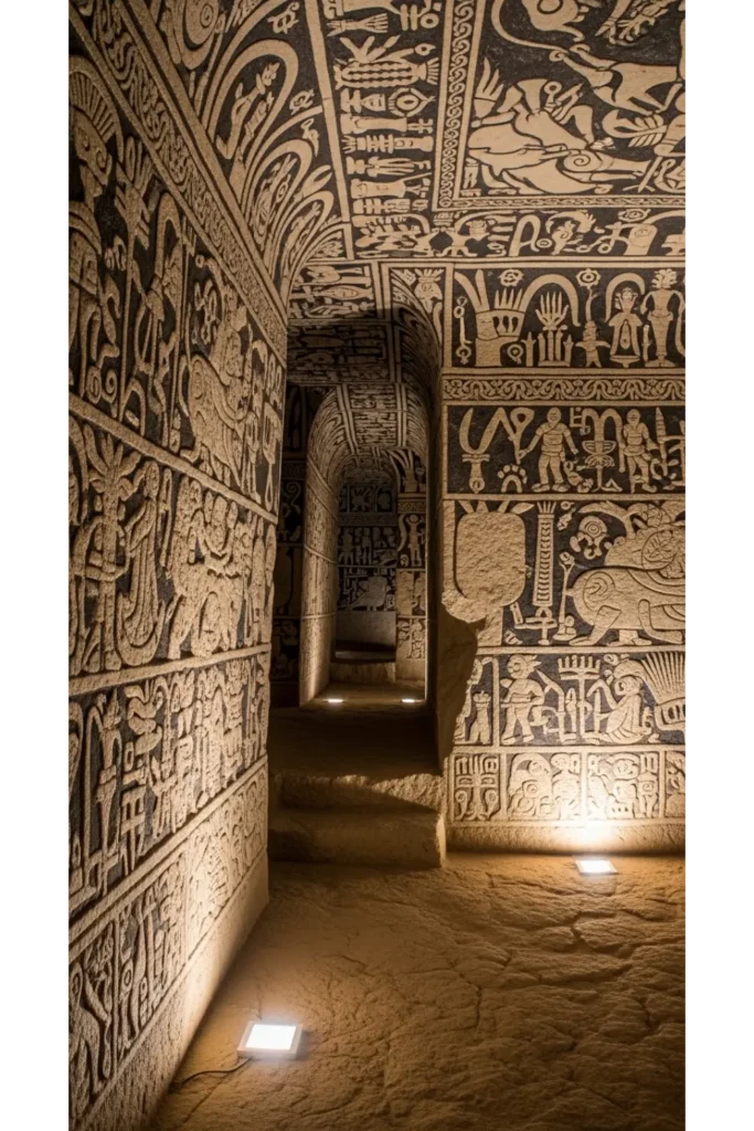 Underground Art and Symbolic Carvings