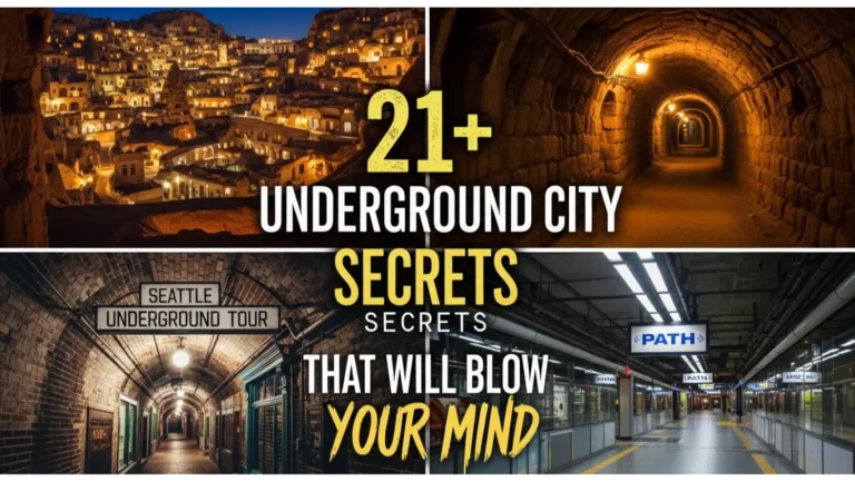 21+ Underground City Secrets That Will Blow Your Mind 30 Underground City