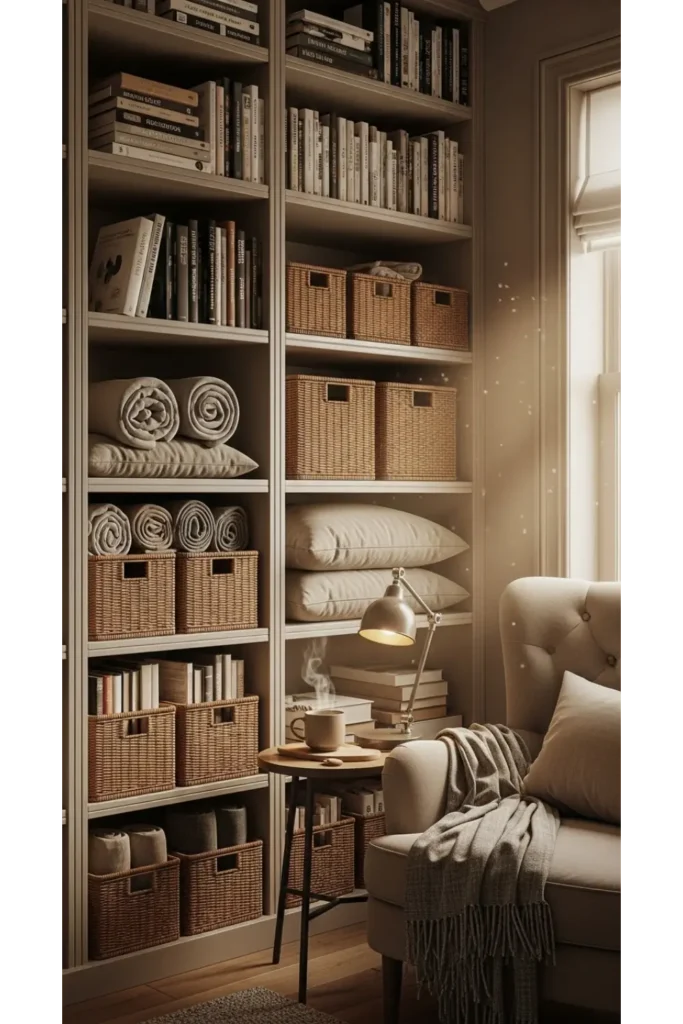 Use Baskets for Hidden Storage