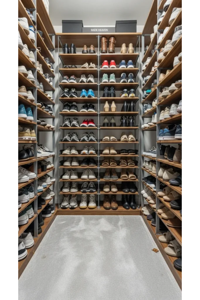 Use Stackable Shoe Racks