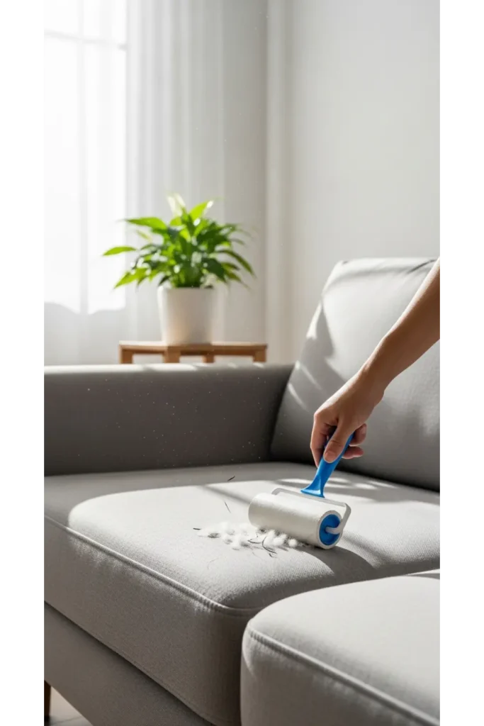  Use a Lint Roller for Quick Cleanups