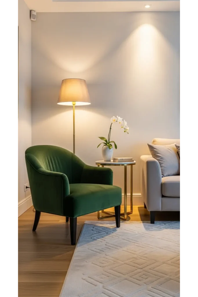  Velvet Accent Seating