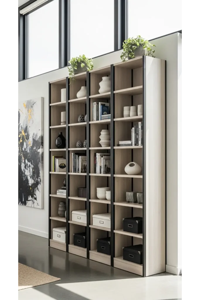 Modern Loft House Design: Stylish Space Ideas 23 4 Vertical Storage that Saves Space