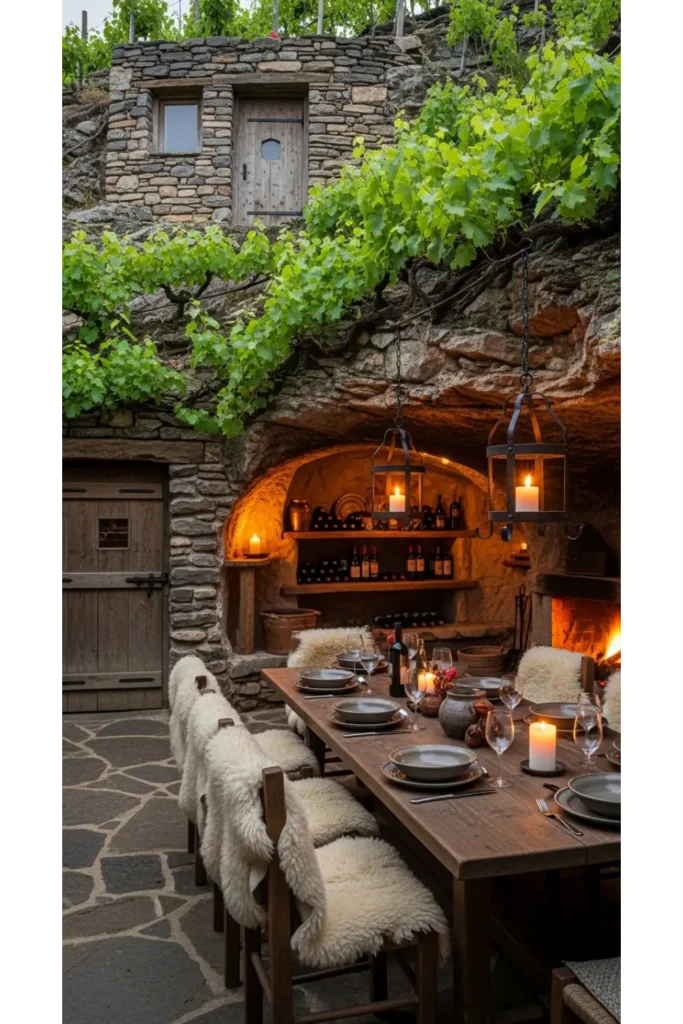 Cave Homes Ideas 23: Stunning & Cozy Living 19 Vineyard Integrated Cave Home