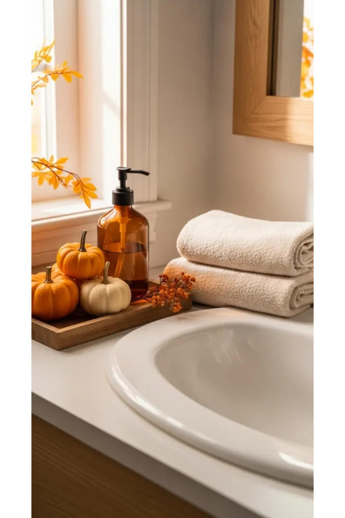 Warm Pumpkin Accent Styling