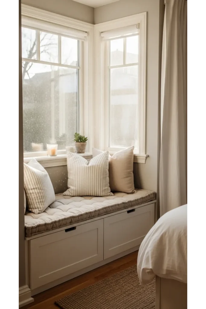 24 Small Room Design Hacks For More Storage Space 12 Window Seat Storage Bench