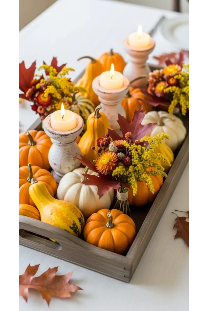 Wooden Tray Harvest Display