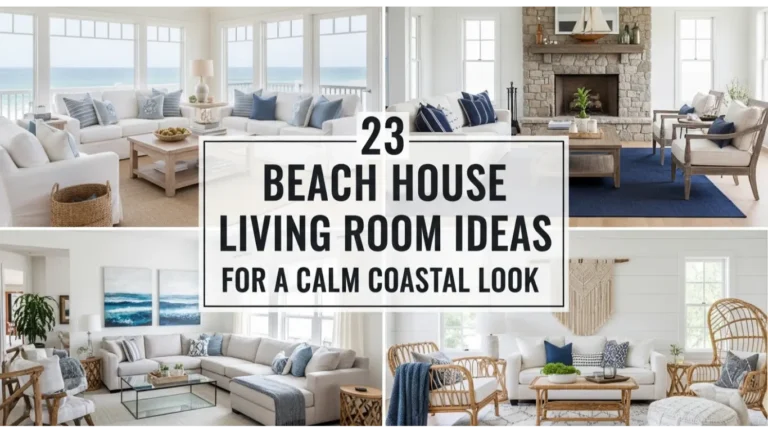 beach house living room