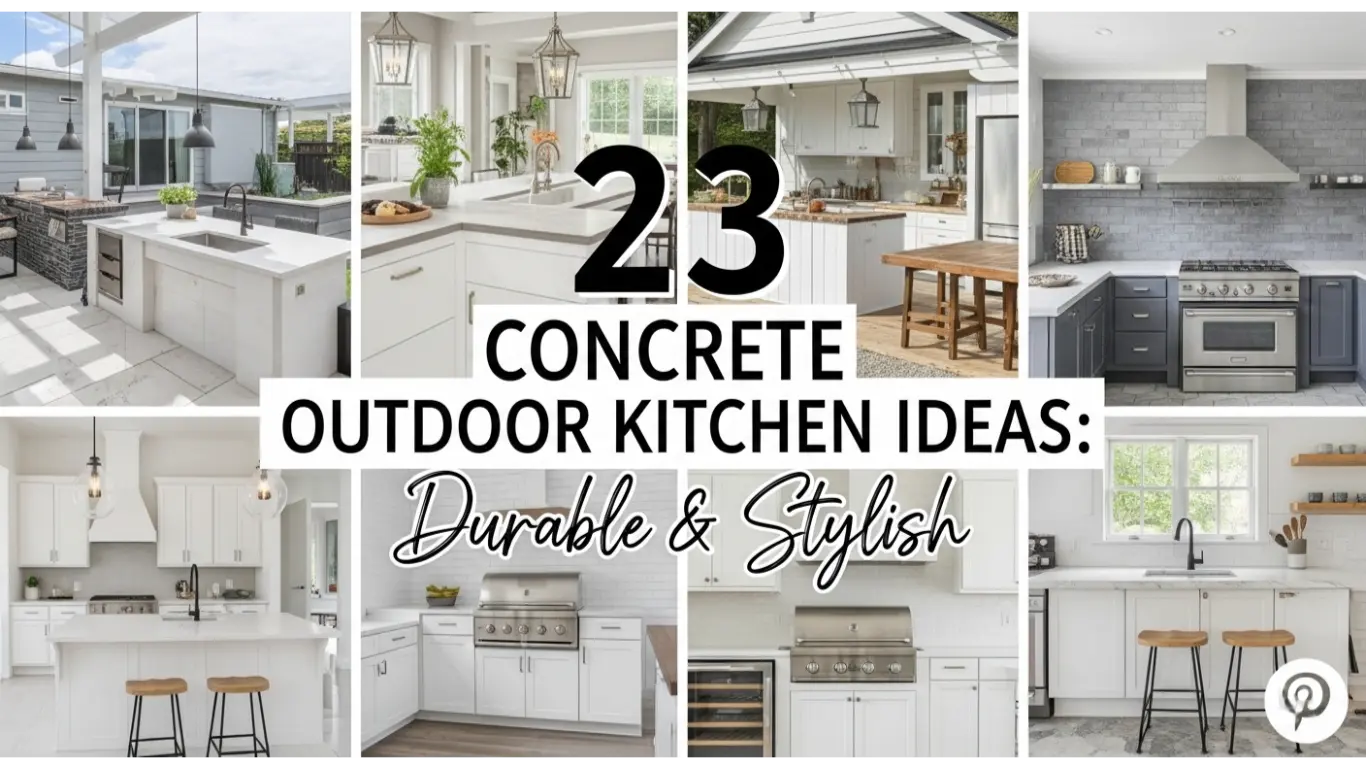 concrete outdoor kitchen ideas