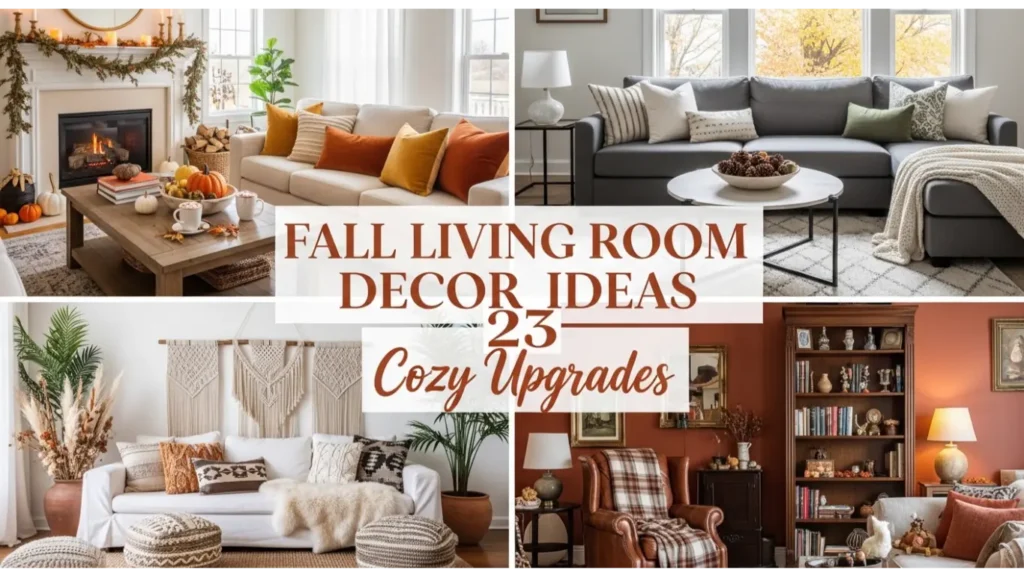 Fall Living Room Decor Ideas 23 Cozy Upgrade 1 fall living room decor ideas