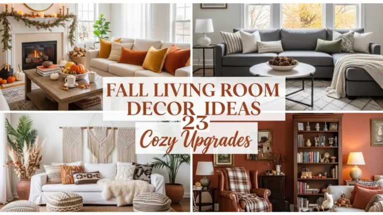 fall living room decor ideas