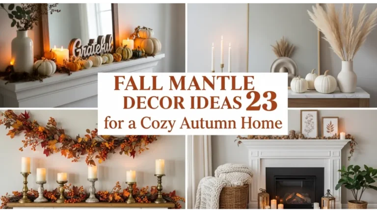 fall mantle decor