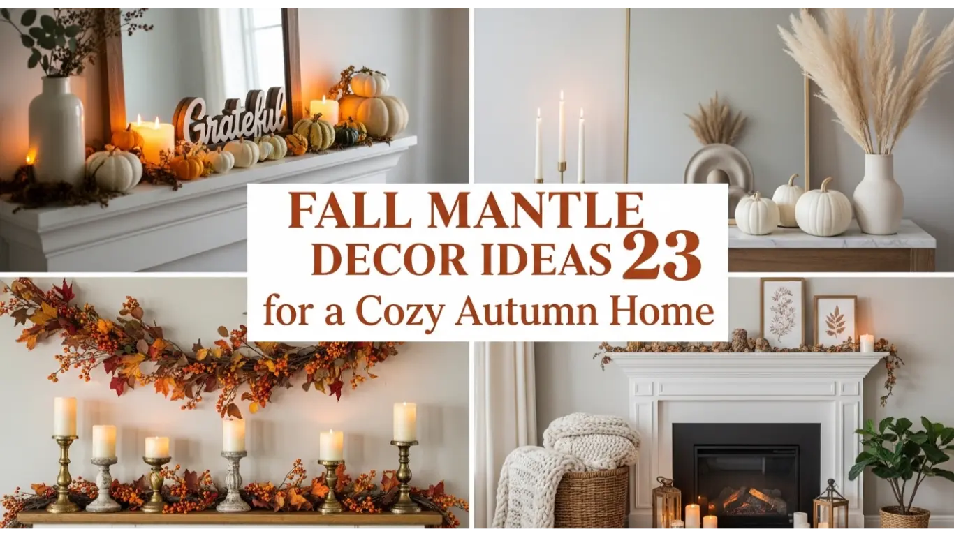 fall mantle decor
