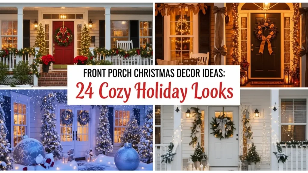 Front Porch Christmas Decor Ideas 24 Cozy Holiday Look 6 front porch christmas decor