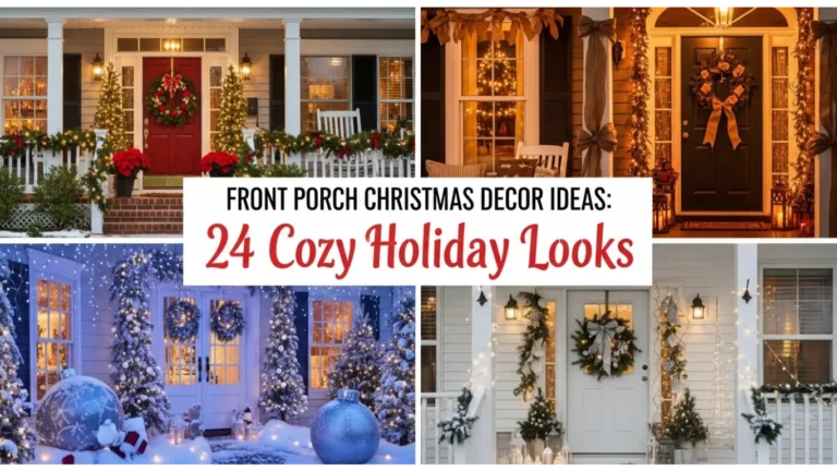 front porch christmas decor