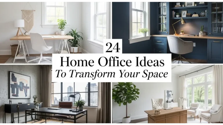 24 Home Office Ideas To Transform Your Space 31 Home Office Ideas