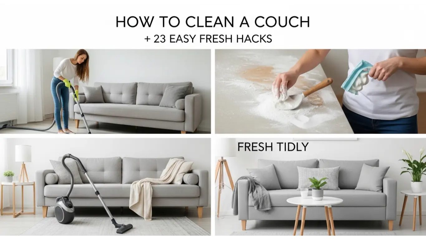 how to clean a couch