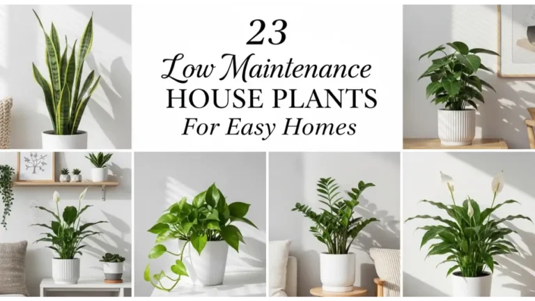 23 Low Maintenance House Plants For Easy Homes 13 low maintenance house plants