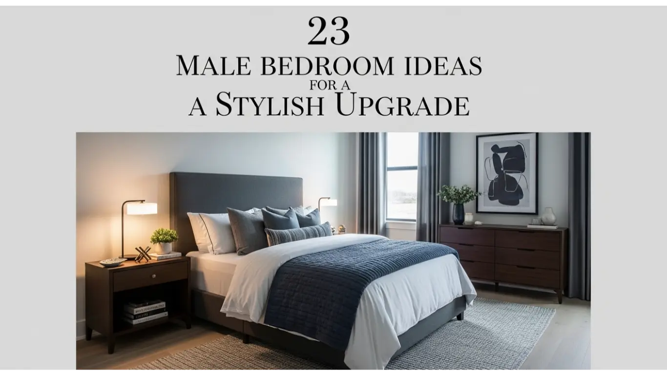23 male bedroom ideas for a Stylish Upgrade 1 male bedroom ideas