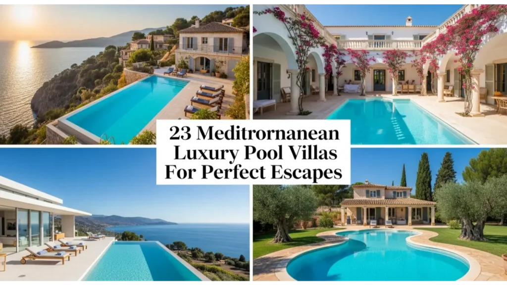 23 Mediterranean Luxury Pool Villas For Perfect Escapes 9 mediterranean luxury pool villas