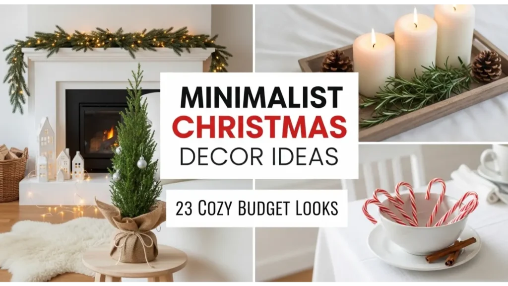 Minimalist Christmas Decor Ideas 23 Cozy Budget Looks 4 minimalist christmas decor ideas