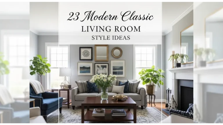 modern classic living room