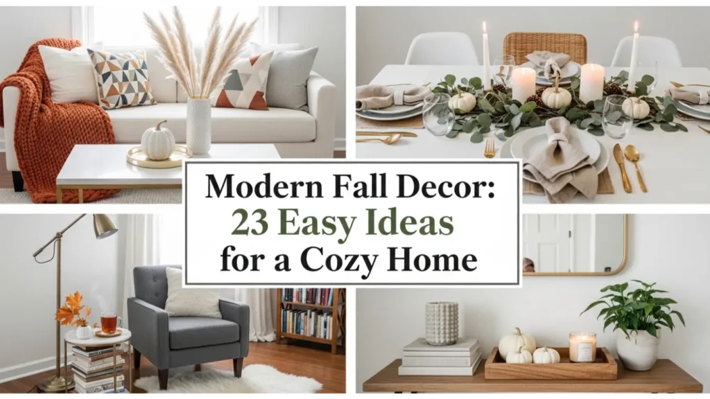 Modern Fall Decor: 23 Easy Ideas for a Cozy Home 5 modern fall decor