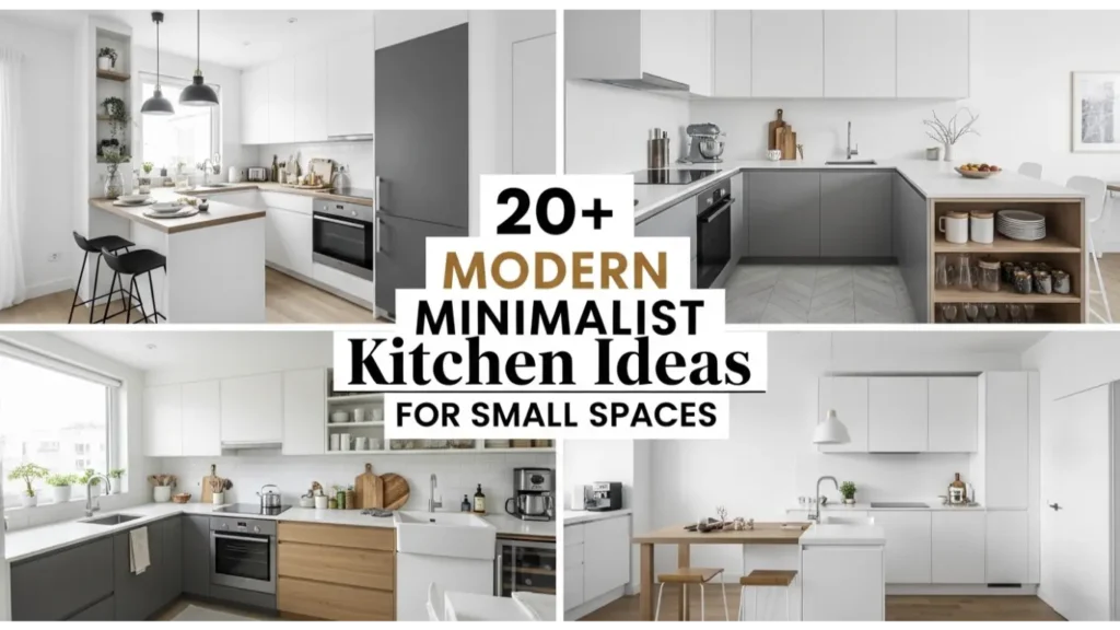 20+ Modern Minimalist Kitchen Ideas for Small Spaces 4 modern minimalist kitchen ideas
