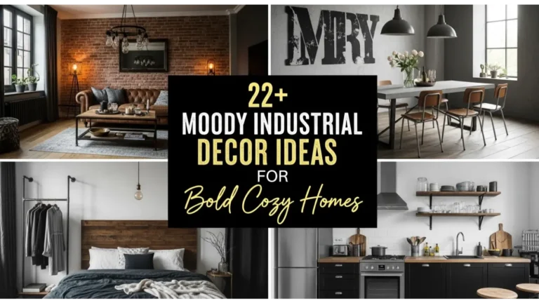 22+ Moody Industrial Decor Ideas for Bold Cozy Homes 28 moody industrial decor