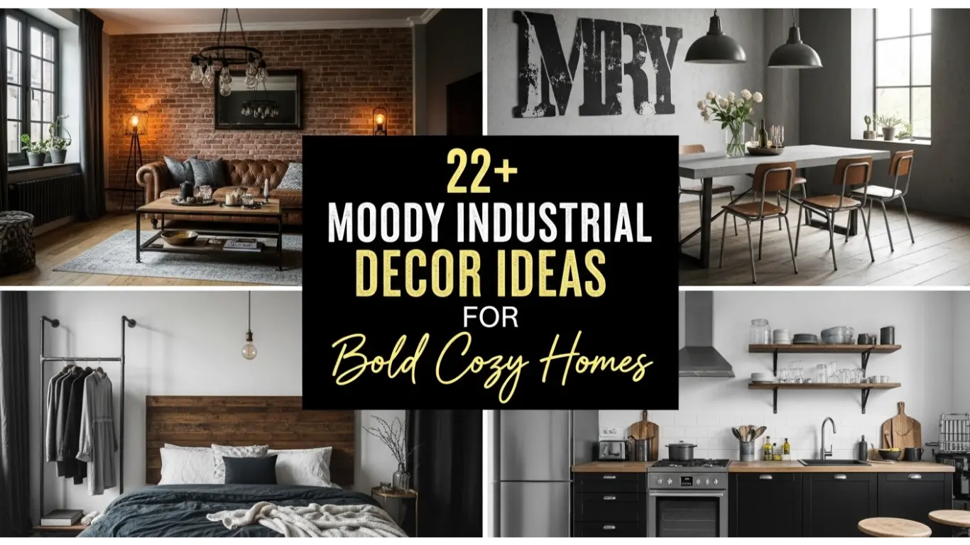 moody industrial decor