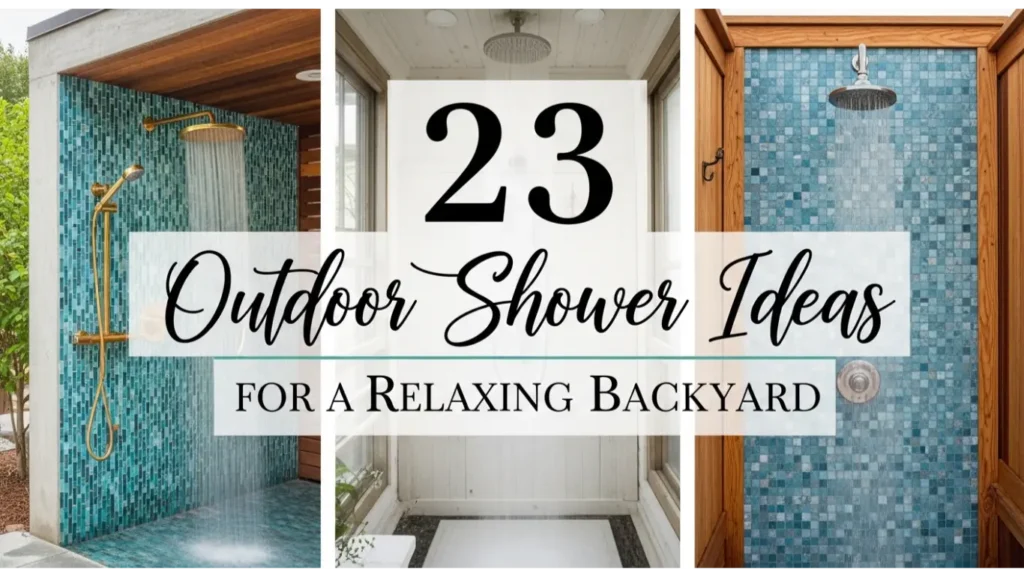23 Outdoor Shower Ideas for a Relaxing Backyard 2 outdoor shower ideas