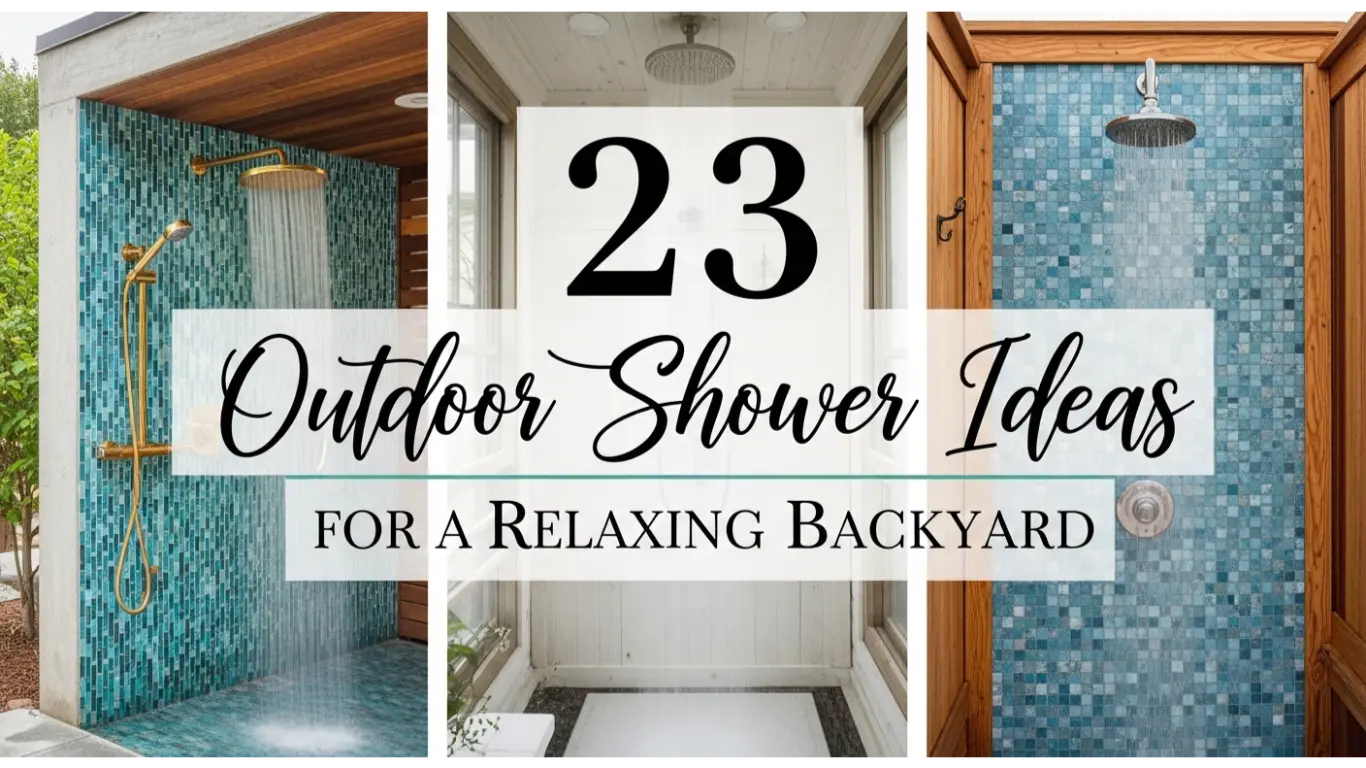 outdoor shower ideas