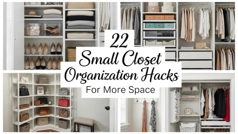 22 Small Closet Organization Hacks For More Space 11 small closet organization hacks