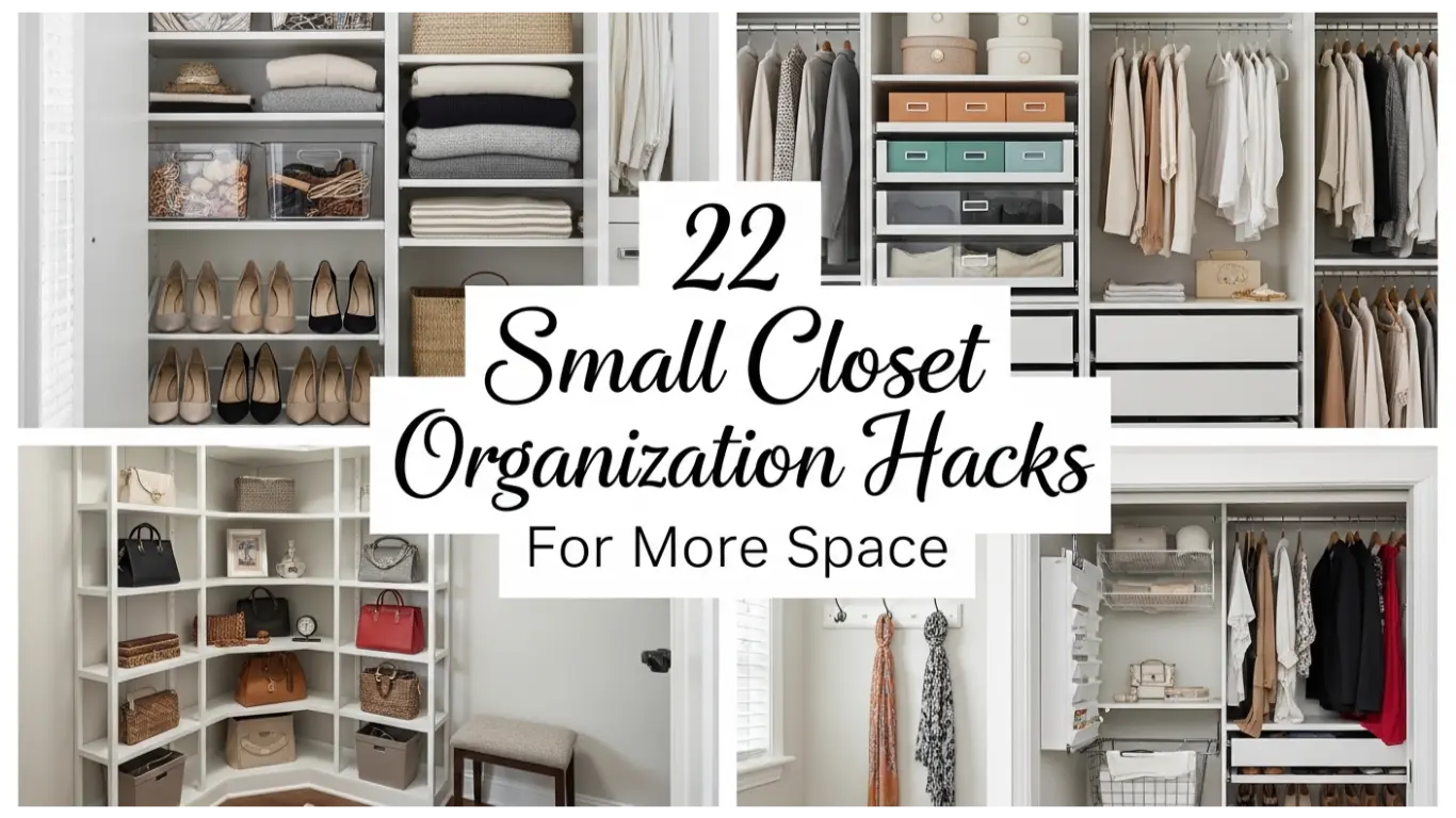 small closet organization hacks