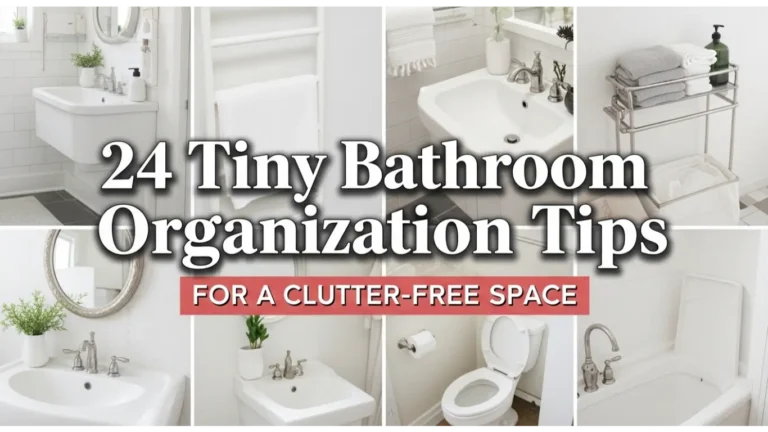 24 Tiny Bathroom Organization Tips For Clutter Free 7 tiny bathroom organization