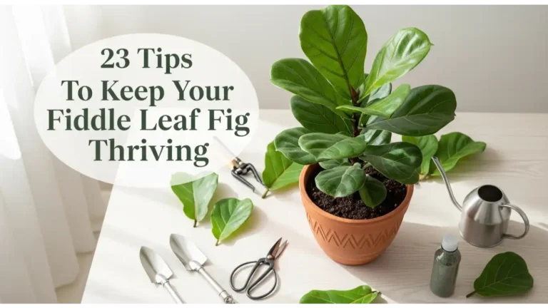 tips to keep your fiddle leaf fig thriving
