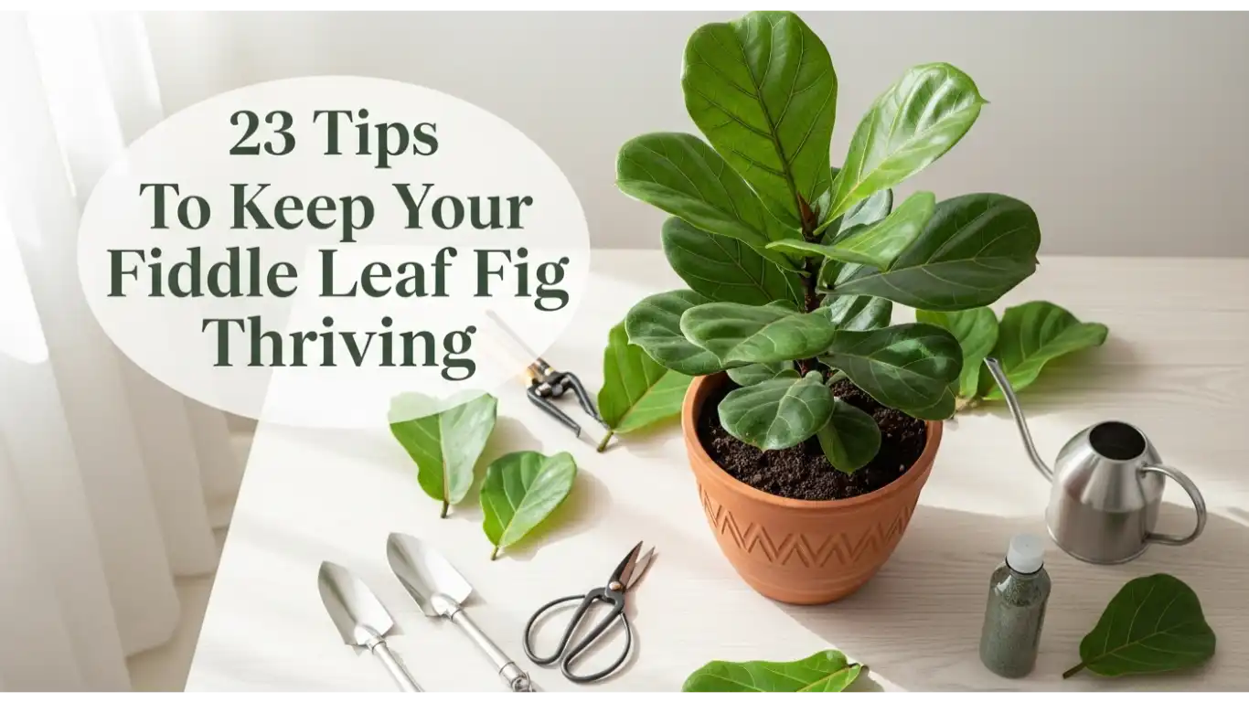 tips to keep your fiddle leaf fig thriving