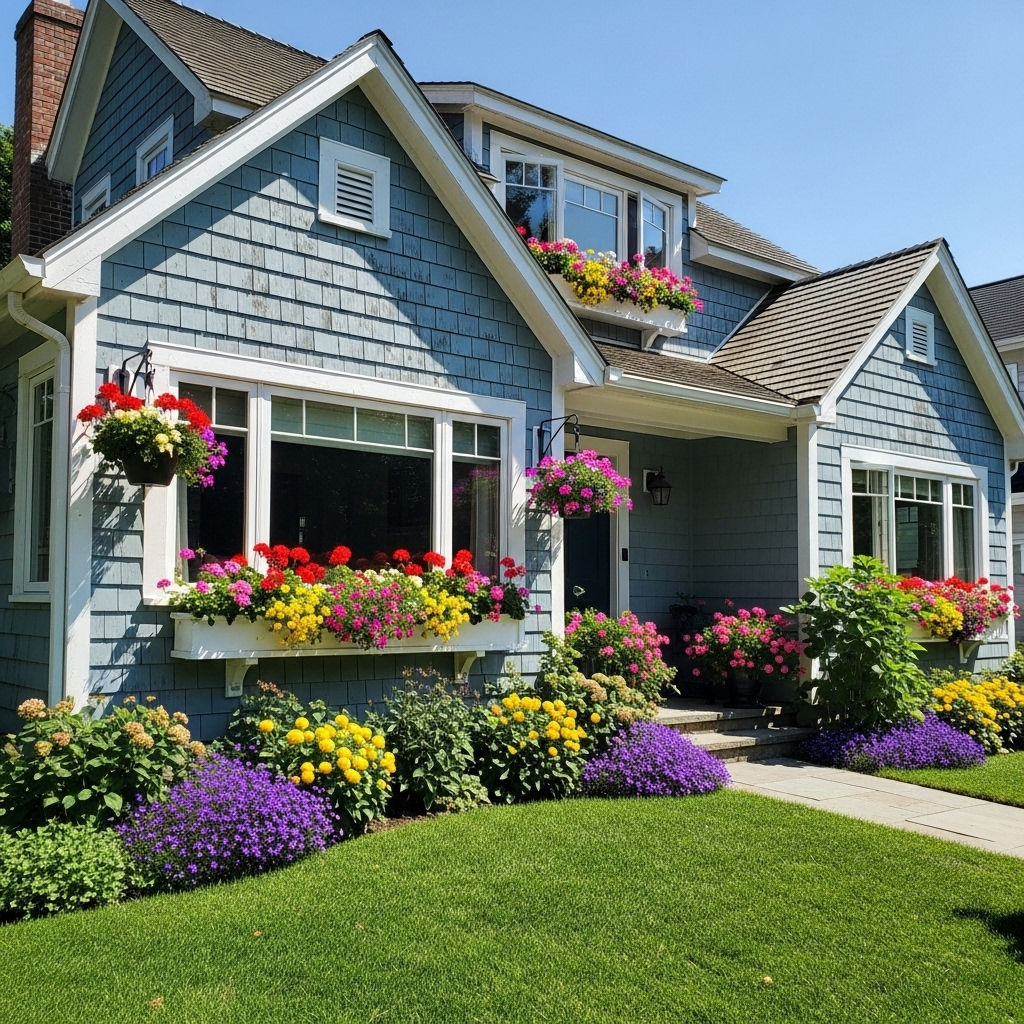 Add Window Boxes for Extra Color
