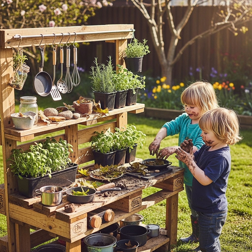 Backyard Mud Kitchen