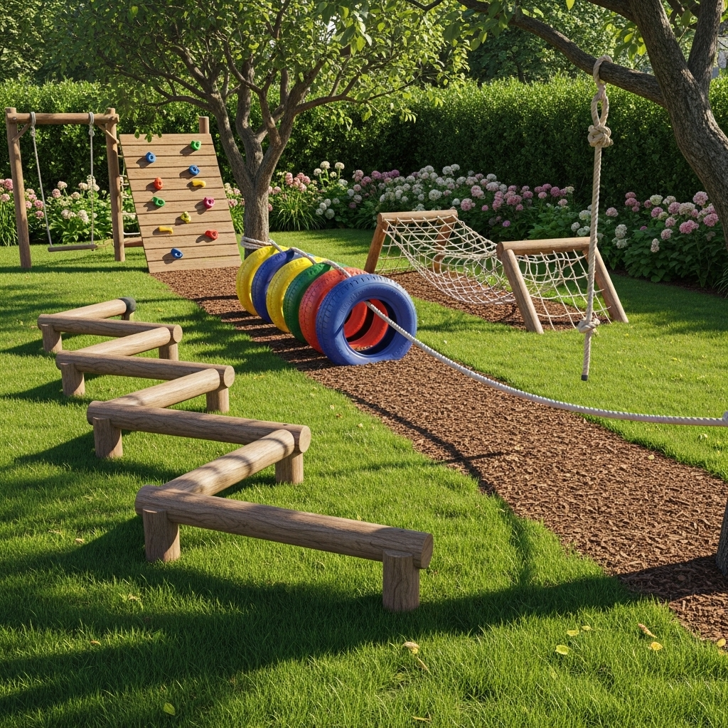 Backyard Obstacle Course Trail