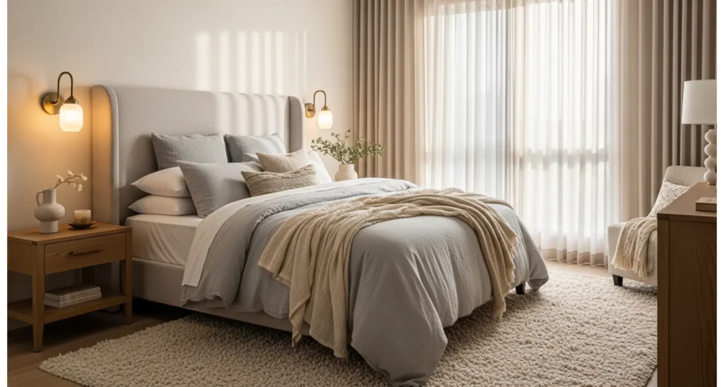 Bedroom Design Trends Focus on Soft Layered Wellness Spaces