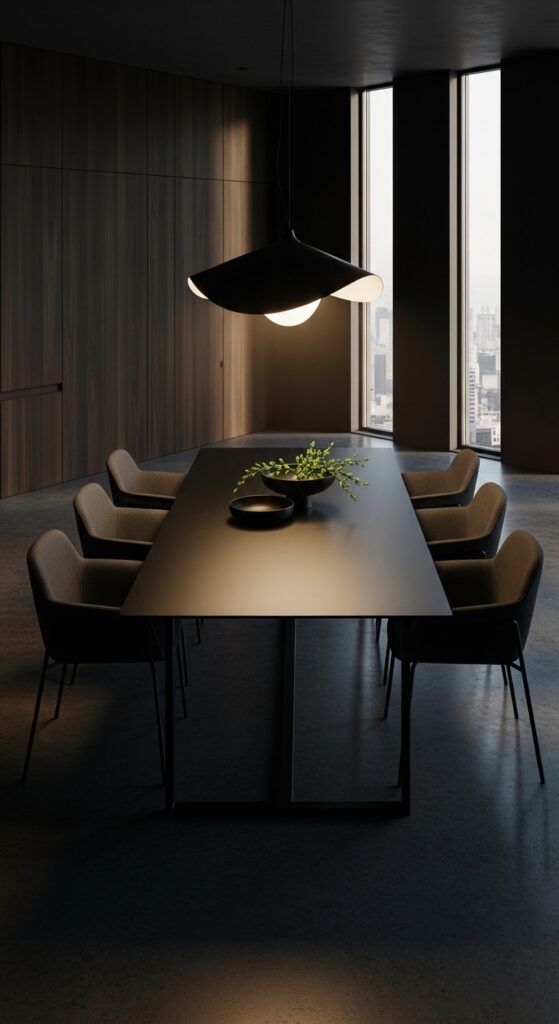 Luxury Dinning Table Ideas For Elegant Homes 23 6 Black Matte Contemporary Table