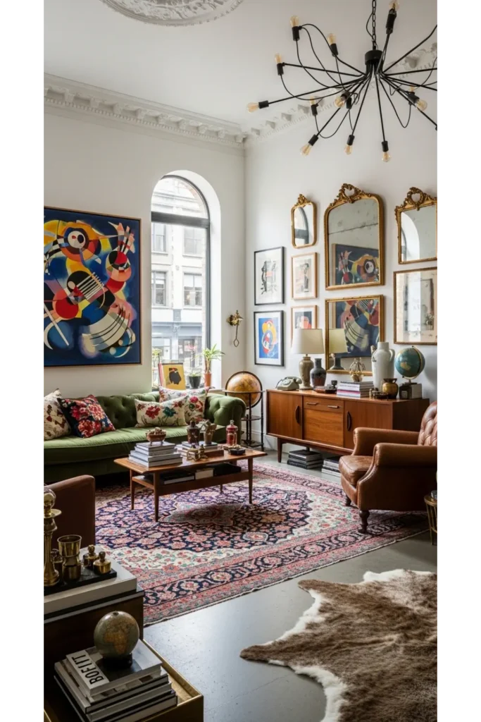 9 Maximalist Decor Ideas To Revamp Your Boring Space 10 Blend Vintage and Modern Elements