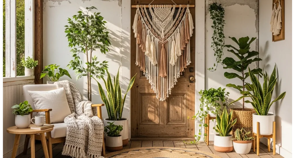 Spring Door Ideas for Fresh Home Style 23 17 Boho Inspired Door Decor