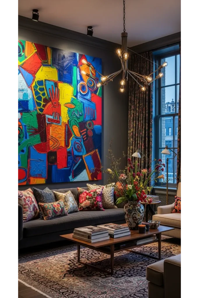 Bold Art as a Focal Point