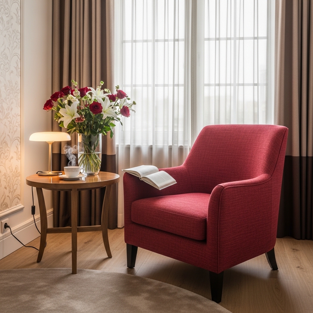 Boutique Hotel Inspired Seating Corner