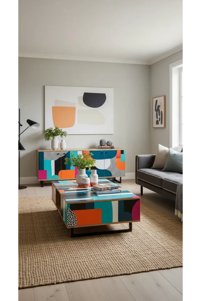 Bright Painted Furniture