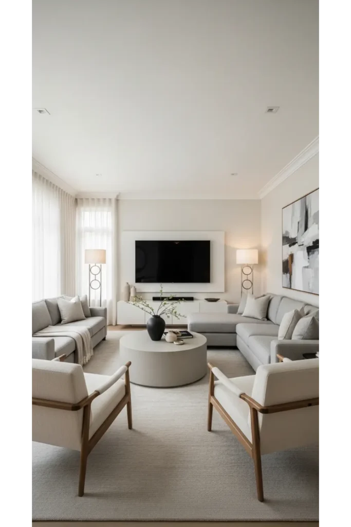 Living Room Furniture Arrangement Ideas 23 Smart Tips 2 Centered Sofa Layout