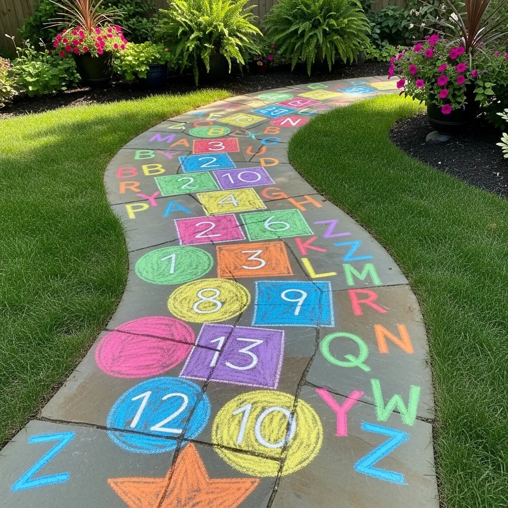 Chalk Art Path
