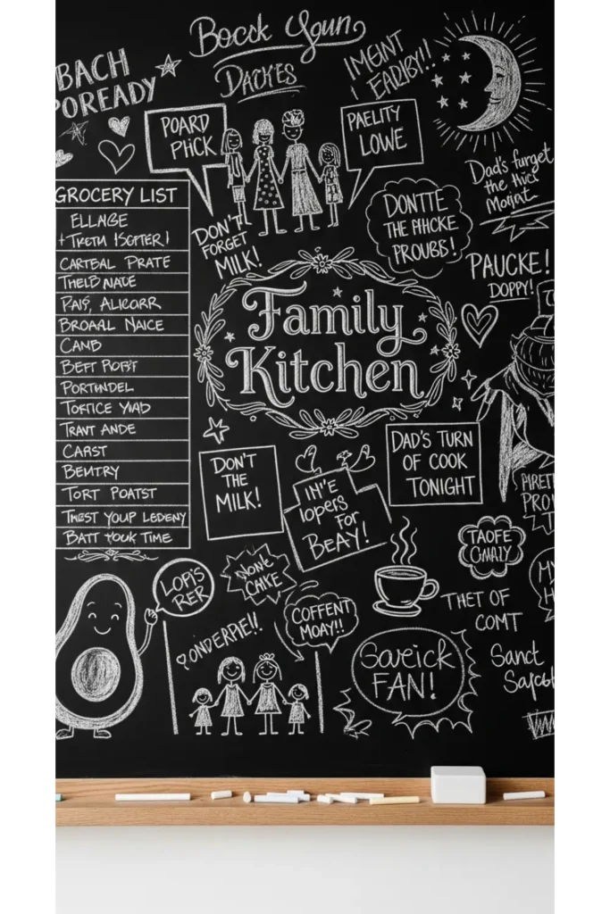 Chalkboard Wall Section